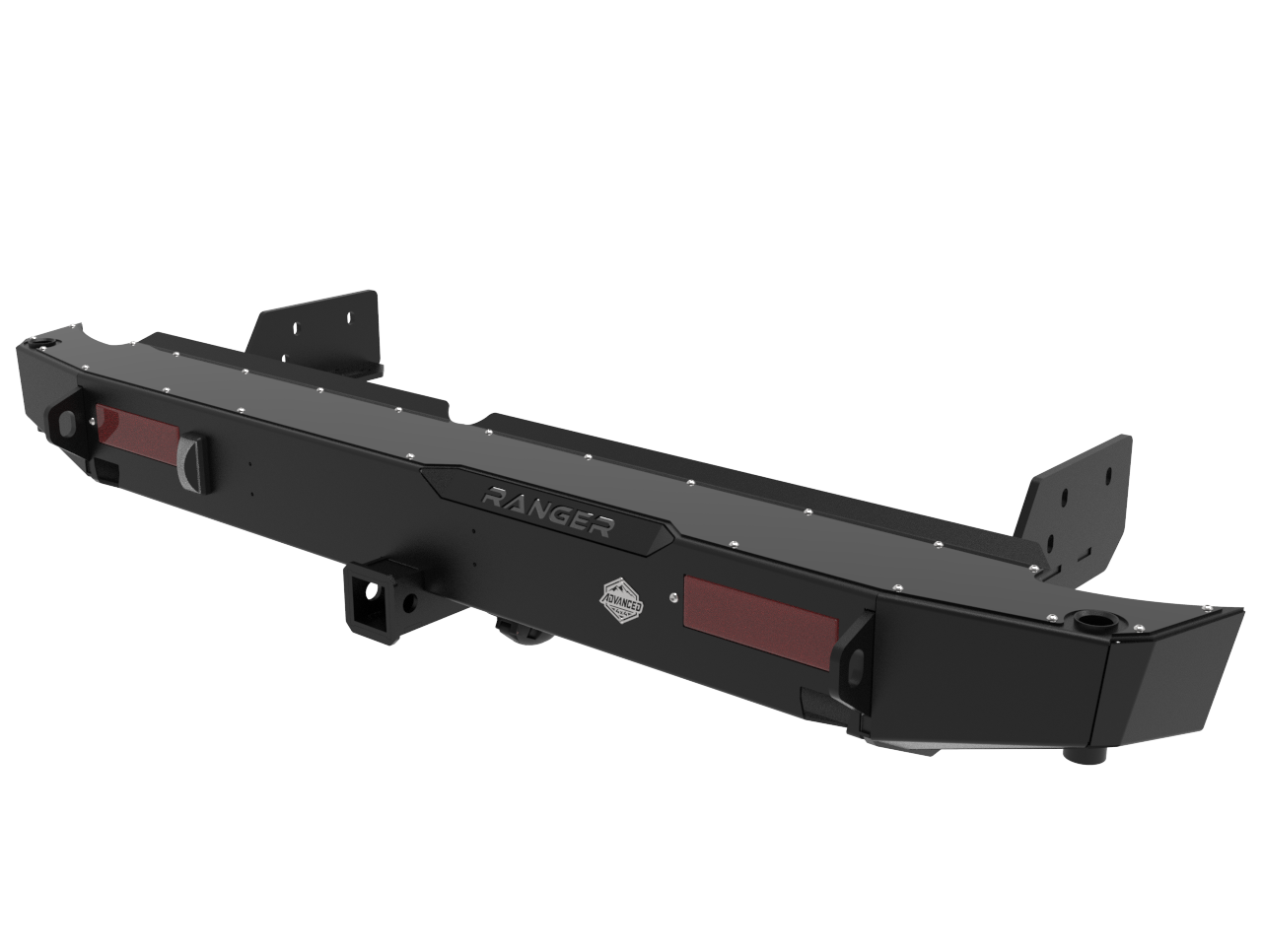 Ford Ranger T6/T7 Rear Bumper | Spare Wheel Carrier Compatible | 3mm Mild Steel | 42kg | 2012–2022 | SA-Made
