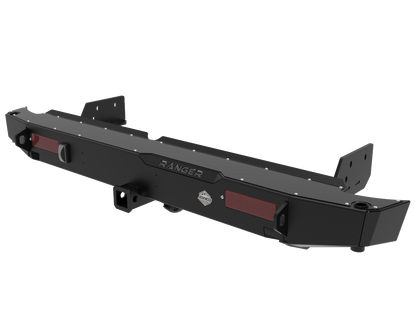 Ford Ranger T6/T7 Rear Bumper | Spare Wheel Carrier Compatible | 3mm Mild Steel | 42kg | 2012–2022 | SA-Made