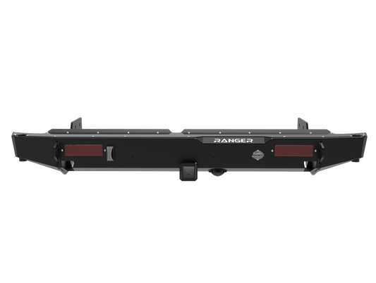 Ford Ranger T6/T7 Rear Bumper | Spare Wheel Carrier Compatible | 3mm Mild Steel | 42kg | 2012–2022 | SA-Made