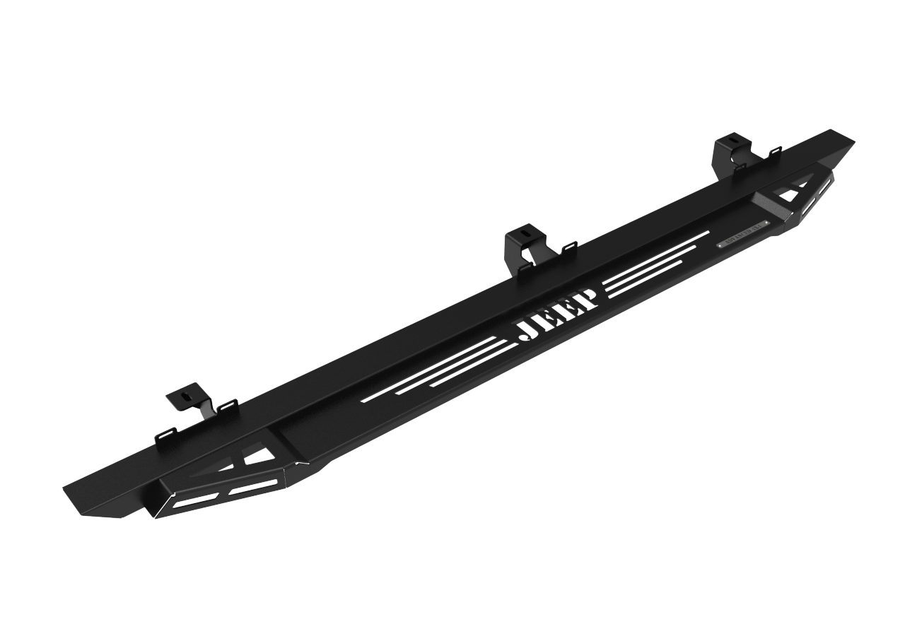 Jeep Wrangler JKU Rock Sliders | 3 & 5mm Mild Steel | 33kg Set | 2007–2017 | SA-Made