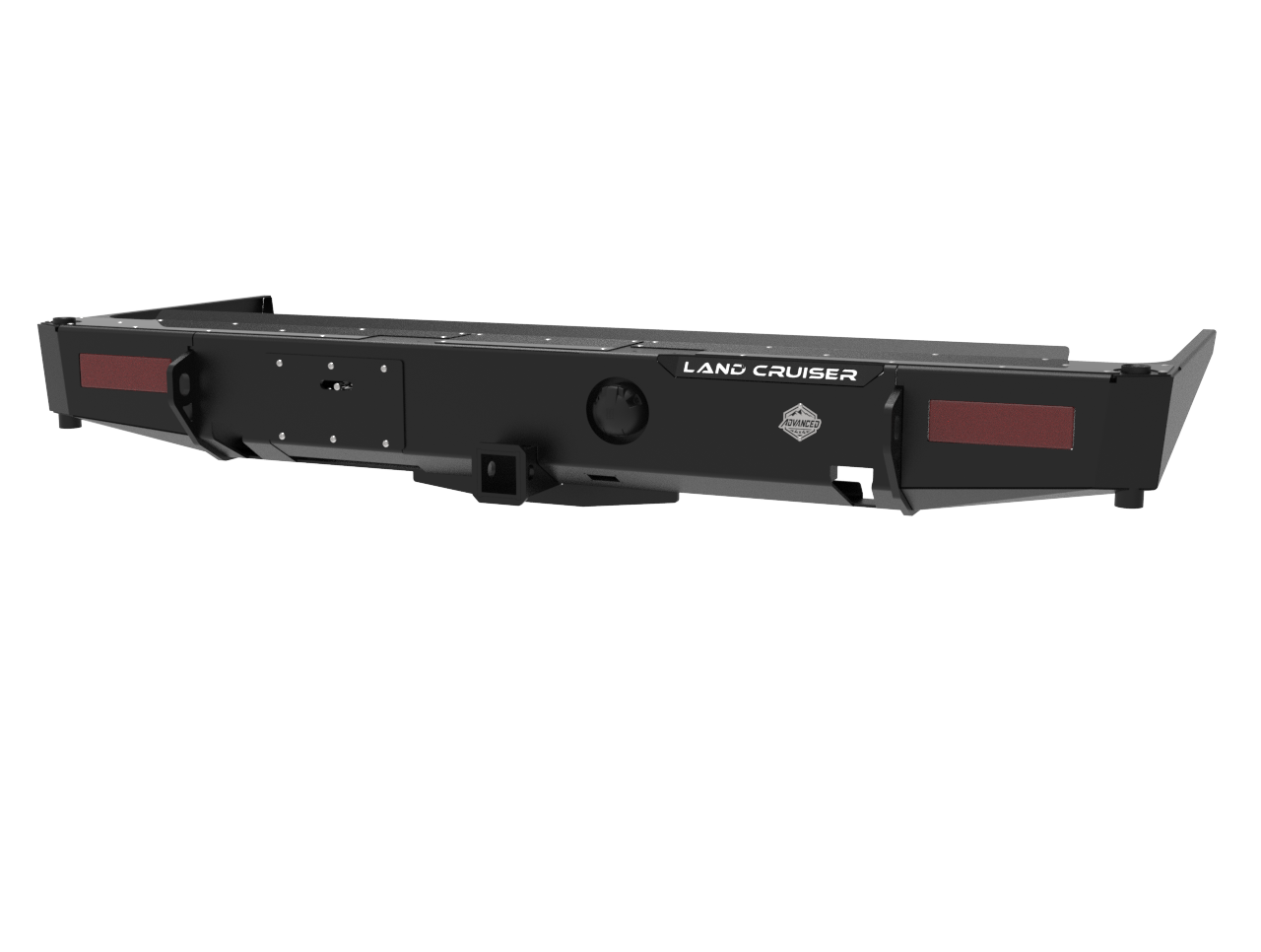 Toyota Land Cruiser 76 Series Rear Bumper | 3mm Mild Steel | Advanced 4x4