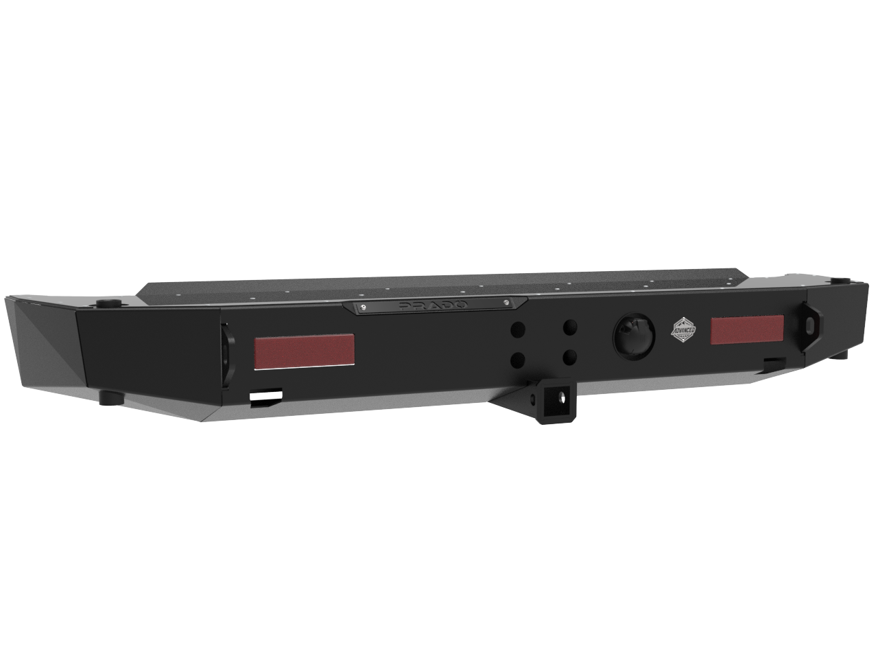 Toyota Prado 120 Tyre Carrier Rear Bumper | 3mm Mild Steel | Advanced 4x4