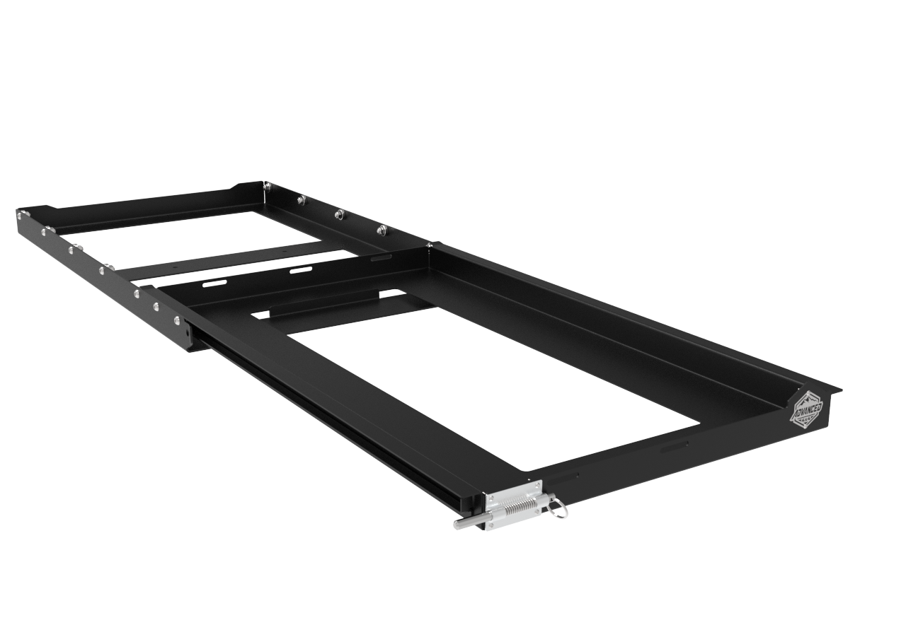 Universal Fridge Slide — Small | 2mm Mild Steel | 110kg Load Rated | Bakkie, Caravan & Trailer Fit