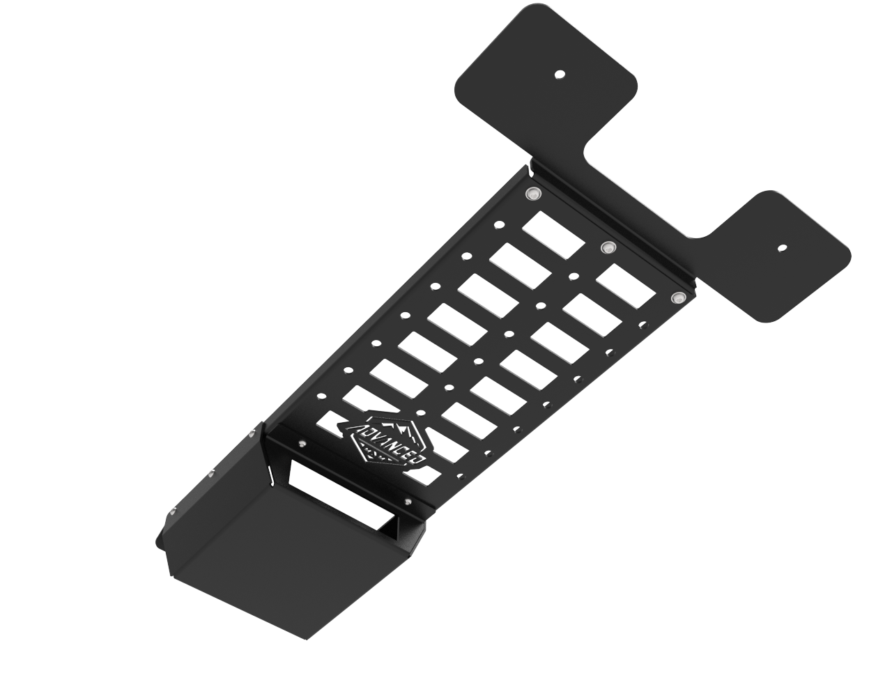 Jeep JK/JKU CB Radio Roof Console MOLLE Panel | 3mm Aluminium | Advanced 4x4