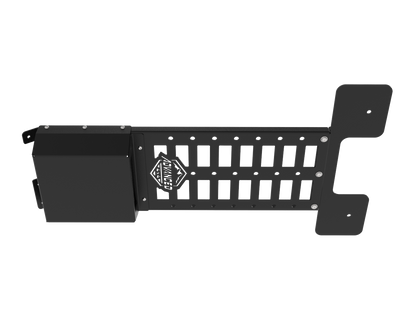 Jeep JK/JKU CB Radio Roof Console MOLLE Panel | 3mm Aluminium | Advanced 4x4