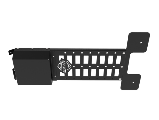 Jeep JK/JKU CB Radio Roof Console MOLLE Panel | 3mm Aluminium | Advanced 4x4