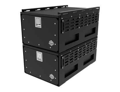 Suzuki Jimny Gen 4 Double Drawer System | 2mm Aluminium | 90kg Runners | 3-Door Only