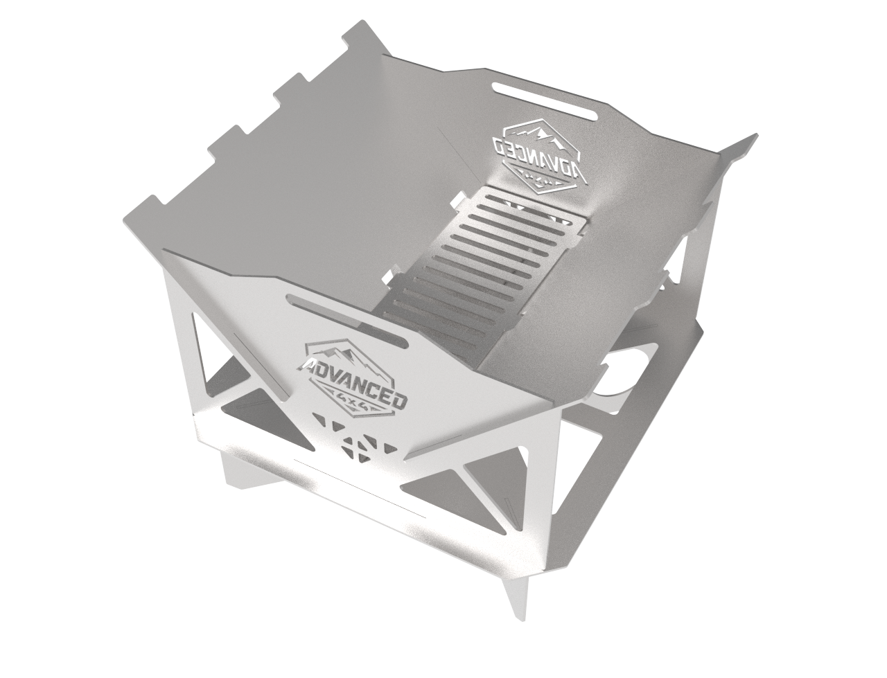 Advanced 4x4 Universal APEX FOLD Flat Braai | 3CR12 Stainless Body & 316 Stainless Grid | Foldable | 4x4 Overlanding & Caravan