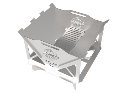 Advanced 4x4 Universal APEX FOLD Flat Braai | 3CR12 Stainless Body & 316 Stainless Grid | Foldable | 4x4 Overlanding & Caravan