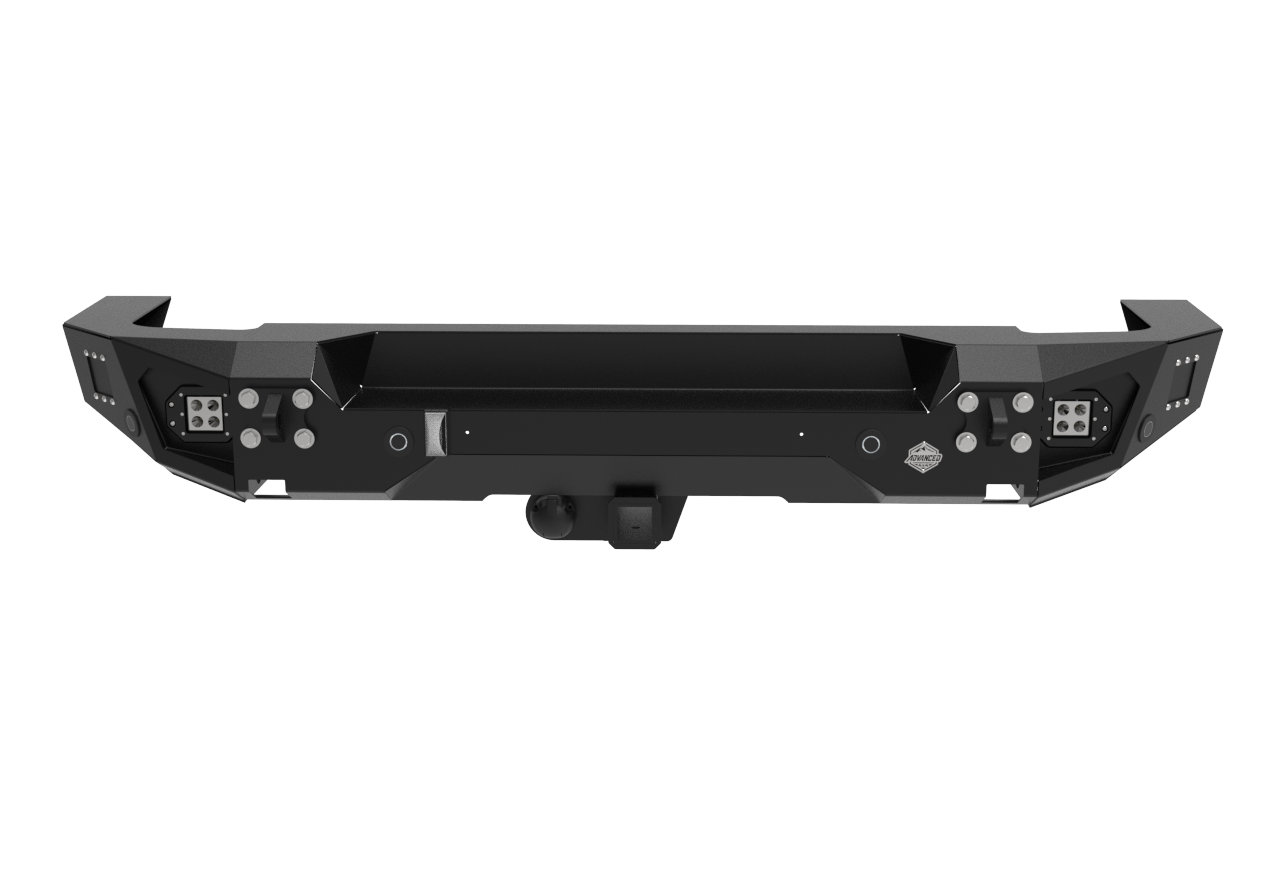 GWM Tank 300 Rear Bumper & Towbar | Spotlights, PDC Holders & Number Plate Light | 3mm Mild Steel | SA-Made