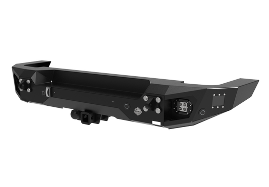 GWM Tank 300 Rear Bumper & Towbar | Spotlights, PDC Holders & Number Plate Light | 3mm Mild Steel | SA-Made