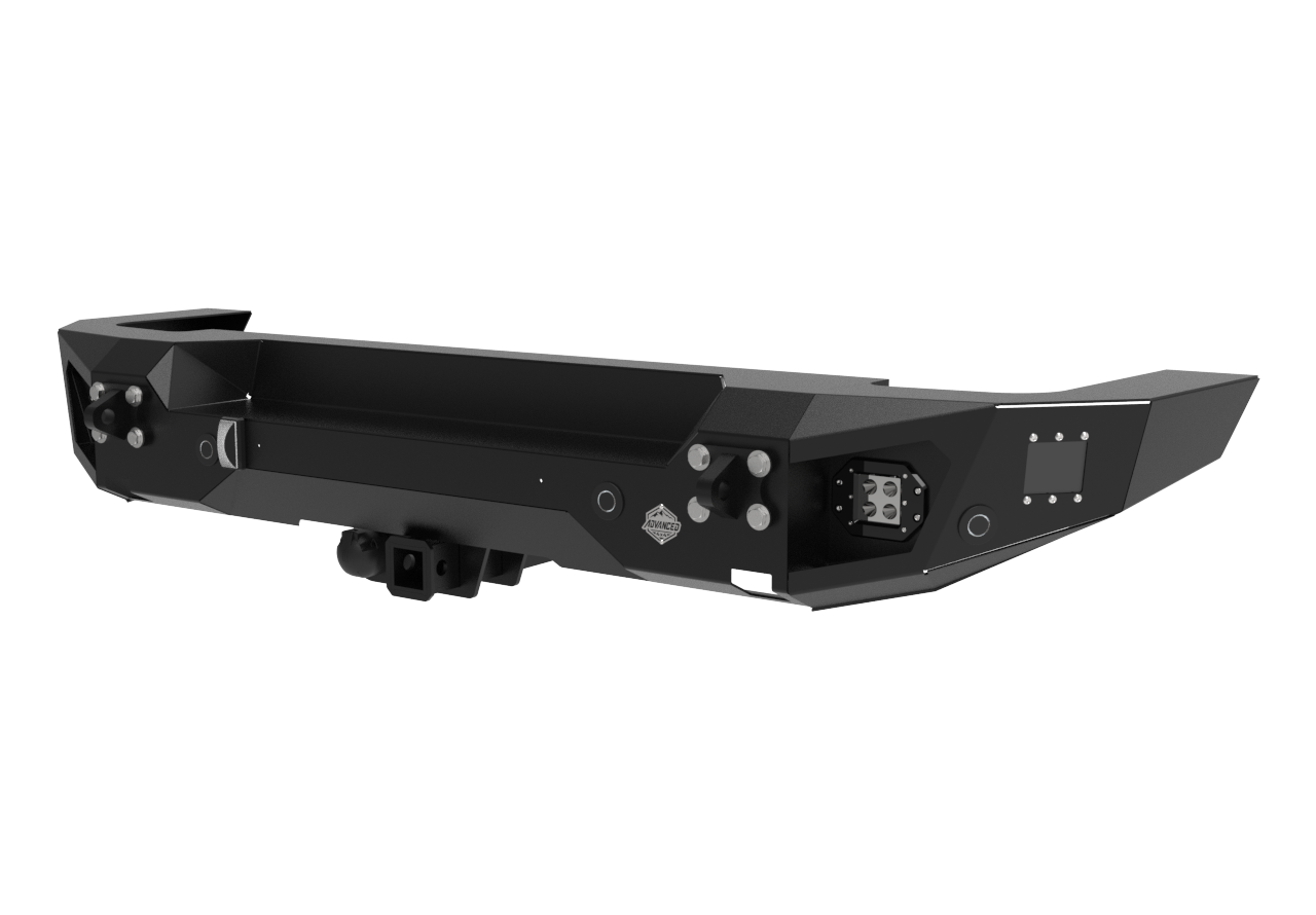 GWM Tank 300 Rear Bumper & Towbar | Spotlights, PDC Holders & Number Plate Light | 3mm Mild Steel | SA-Made