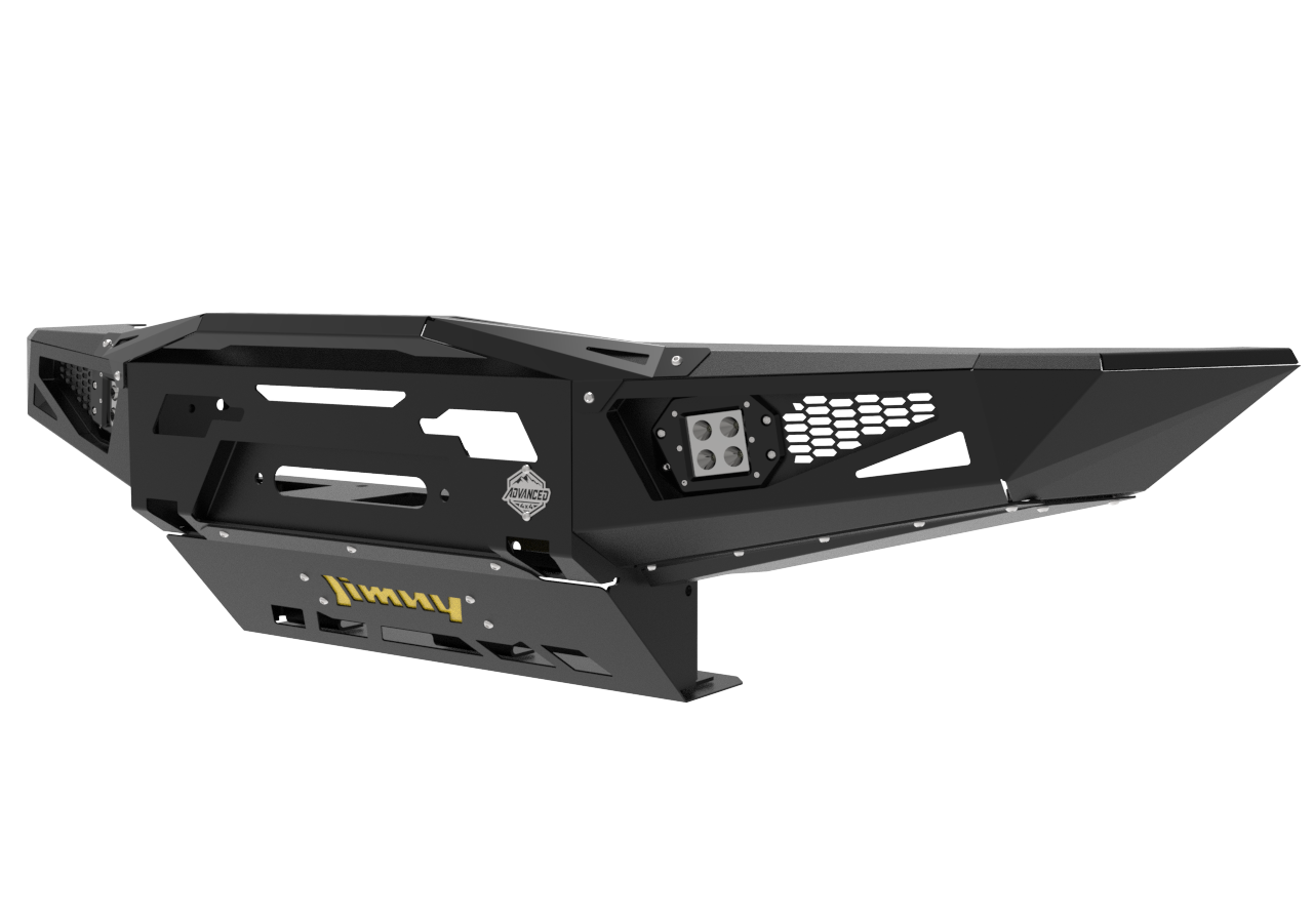 Suzuki Jimny Gen 4 Front Bumper | Winch Ready | Spotlights & Bash Plate Included | 3mm Mild Steel