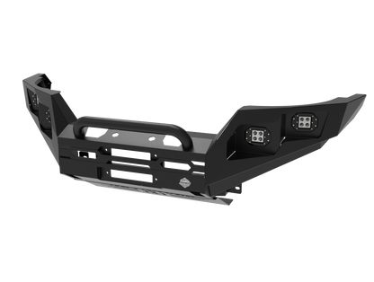Peugeot Landtrek Front Bumper | Winch Ready | Fog Lights & Bash Plate | 3mm Mild Steel | SA-Made