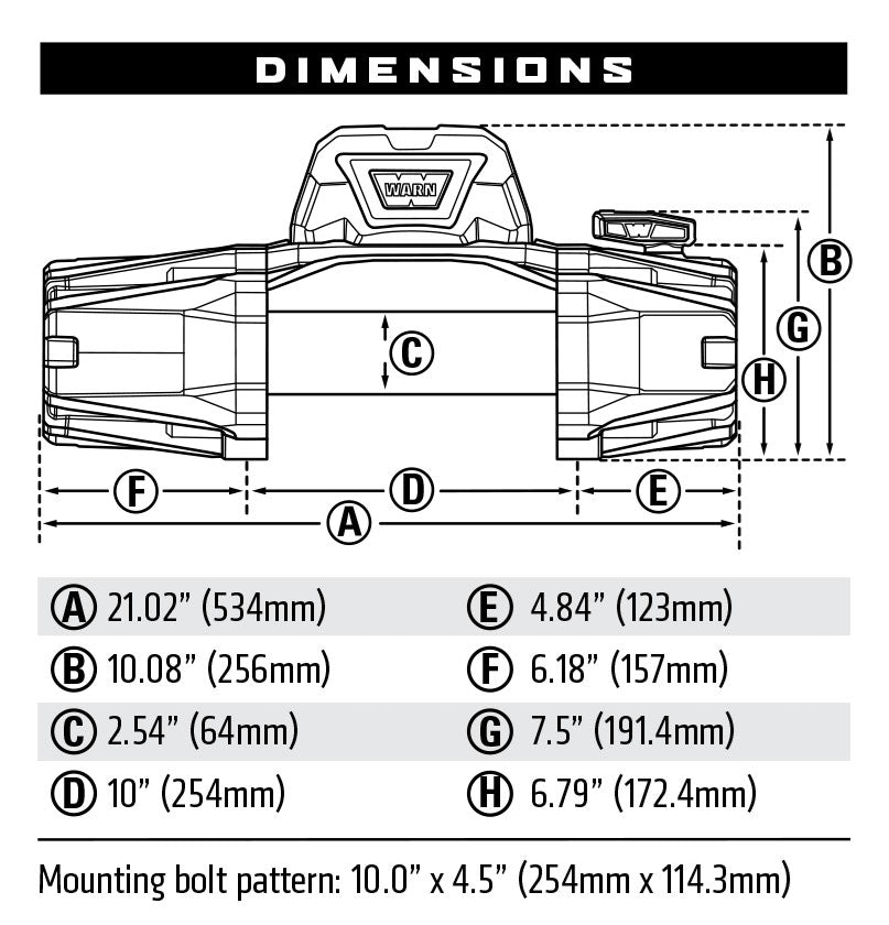 VR EVO 10-S WINCH - 110353