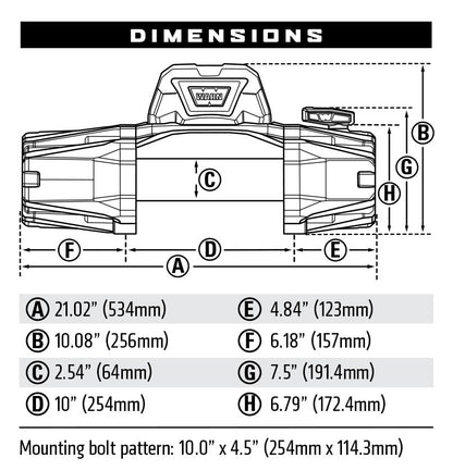 VR EVO 10-S WINCH - 110353