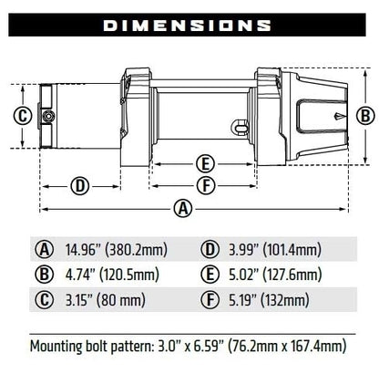 WARN VRX 45 4,500lb 12V ATV/UTV Winch - Steel Cable