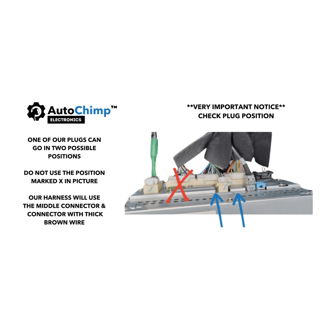 AutoChimp Dual Camera Kit for Toyota Hilux / Fortuner 2020 - 2024 | Reverse Camera On Switch + 2nd Camera Interface | AC-DUAL-HILUX-2020