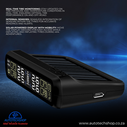 AutoSense Universal 4 Internal Sensor Kit With Solar-Powered Display